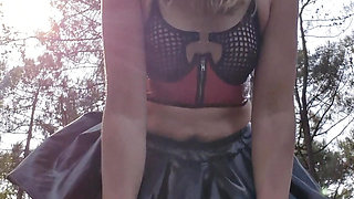 Naughty in the forest