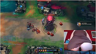 Inflatable Buttblug Challenge #2 League Of Legends #16 Luna - Gamer Girl