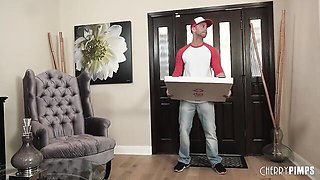 Reverse cowgirl trailer with cutesy Seth Gamble and Cherie Deville from Cherry Pimps