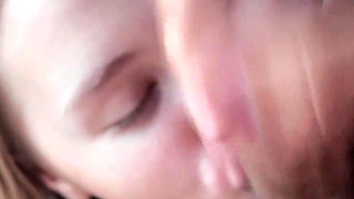 Private Cumshot Sperm in Face Deepthroath Blowjob Stepsister