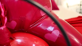 Big boobs milf masturbates with her dildo