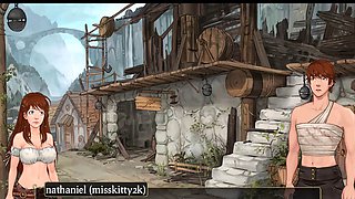 Hentai sex, female masturbation, cartoon fantasy