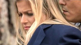 Naughty blonde teen amateur outdoor fuck and she loves it