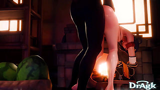 Timeskip Xiangling Gets Fucked in Her Own Kitchen Genshin Impact 3D Animation Hilichurl Alt Version