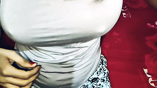 Indian wife pussy cream and squirt fuck with another man