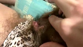Big Clit Closeup POV - Hairy Pussy Rubbing & Real Orgasm - Cutieblonde Solo