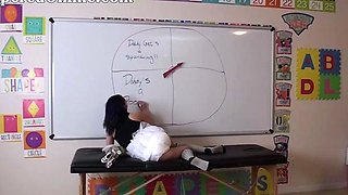 Mia: Spanked at Whiteboard