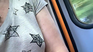 Pussy N Pubes Play in Transport Makes My Fingers Smell Amazing!