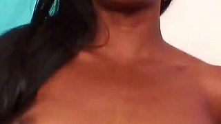 Nina is an ebony skinned girl who sucks and fucks big black cock