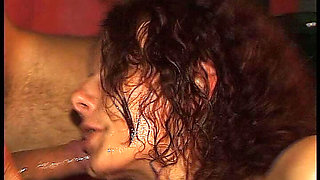 Wild girl swallows and fucks