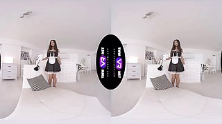 Hot Maid Cleans Her Pussy - Solo Babe - Sexlikereal
