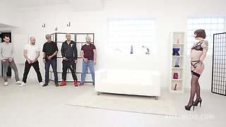 My First TP, Silvia Soprano 5on1 Balls Deep Anal, DAP, TP, Gapes