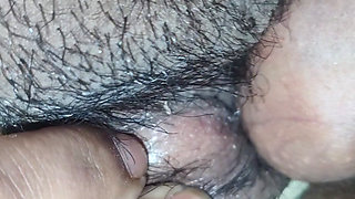 Playing a little with her pussy