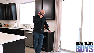 DOWNLOW BOYS - Horny Tony Crawls for Brock's Big Bulge