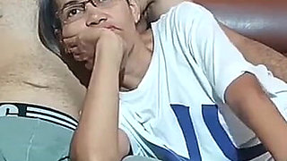 While I Watch TV, My Whore Stepmother Sucks My Cock When Stepdaddy Is Teleworking.