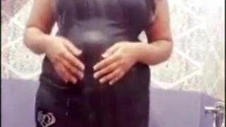 Indian Big Boobs Step Sister Arya in Bathroom