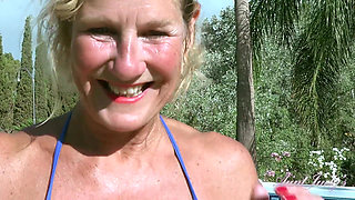 Auntjudys - Your New Pool Lady Mrs. Molly Sucks Your Cock (pov)