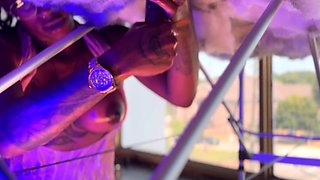 Hot Black Maid Does Some Webcam Black and Ebony