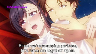 ''Hot Springs of Infidelity'' Swap Your Cheating Wife - Hentai Uncensored, ENG Sub