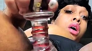 Hot Black Maid Does Some Webcam Black and Ebony