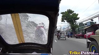 Cumface Filipina Gets Severely Plasted In Jizz - Trike Patrol