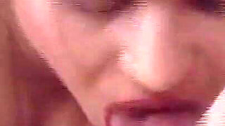 Two Hot MILFs Ass Fucked by Two Huge Vintage Cocks That Cum Between Them