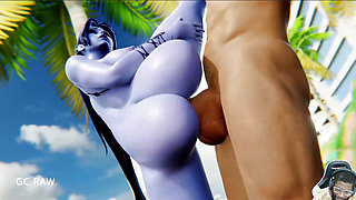 Tight Ass Nun Getting Anal Fucked From Behind, Fat Thicc Ass Widowmaker Standing Pussy Fuck, 2b Spreads Lara's Tight Bald Pussy