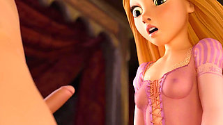 Rapunzel's Tower of Pleasure: Blowjobs & Dominant Cowgirl Revelations - Cartoon