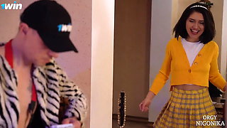 Pskov Student Sluts Came to the Casting Orgy4 in the Style of the 90s _ 1winp...