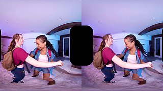 Post-apocalyptic 3 way With Hazel Moore And Kira Noir In THE LAST A HARDCORE