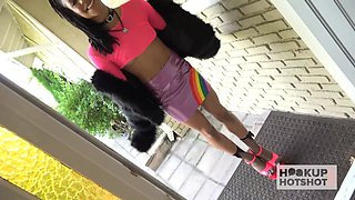 Ebony Vixen Kira Squirts As Bryan Pounds Her Wet Cunt And Asshole!