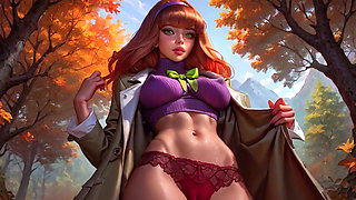 Daphne Blake From Scooby-Doo Perfect Cameltoe Pussy and Dance JOI AI