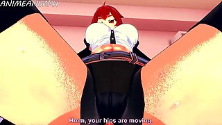 Raunchy cartoon slut filthy porn video