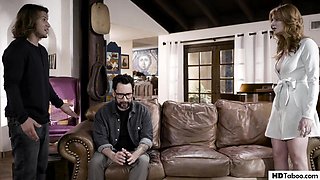 UNSPOILED TABOO Crooked Minded Guy Brings Home Girfriend To His Grieving Step Father - Tommy Pistol And Lacy Lennon