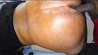 Empty a Huge Load of Cum on Wife Ass