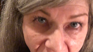 Sexy Granny Swallows! Passionate POV Blowjob! MaXXXimumMilf