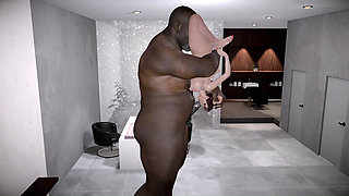 Giant man with BBC sucked and fucked the sexy mistress