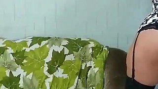 Lonely Housewife Tries Herself a Bitch, Spreads Her Legs, Shakes Her Ass and Takes off Her Panties