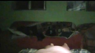 Italienne sexy s'amuse sur Skype