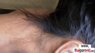 Hottie pregnant Thai bitch hungry for seeds