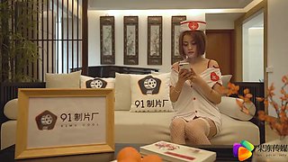 Model - Hot Nurse With Nice Tits Cheats on Husband and Fucks Her Lover! Loud Screaming!
