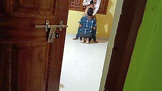 Desi Indian School Students Getting Cock with Tution Teacher