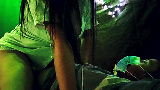 Very Friendly and Pleasant! My Teacher Invited Me to a Romantic Evening and Then I Ridden on His Penis Very Slowly