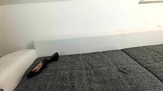 Amateur Webcam Cute Teen Plays Solo