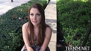 Money for teen cali hayes in exchange for oral job