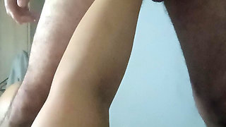 Rich handjob and cumshot on tits