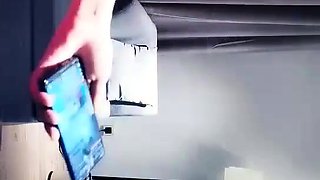 Cute amateur Asian web cam girl teases her great body