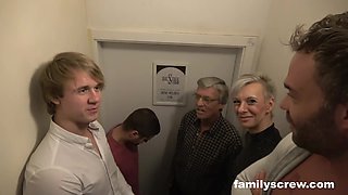 Cumming Together At A Swingers Club