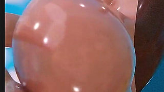 Fat Ass Fortnite Slut Getting Her Tight Oiled up Pussy Fucked