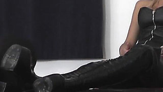 Mistress Tatjana Dominates Two Slaves